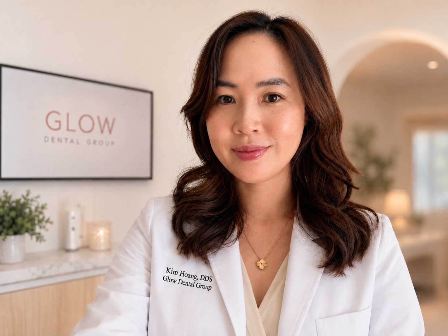 Portrait of Dr. Kim Hoang, DDS, founder of Hillview Dental Group.
